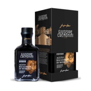 Aceto Balsamico di Modena IGP 5 Grappoli 250ml | CREMONINI 2 CREMONINI Aceto Balsamico Modena IGP 5 Grappoli 250g Box