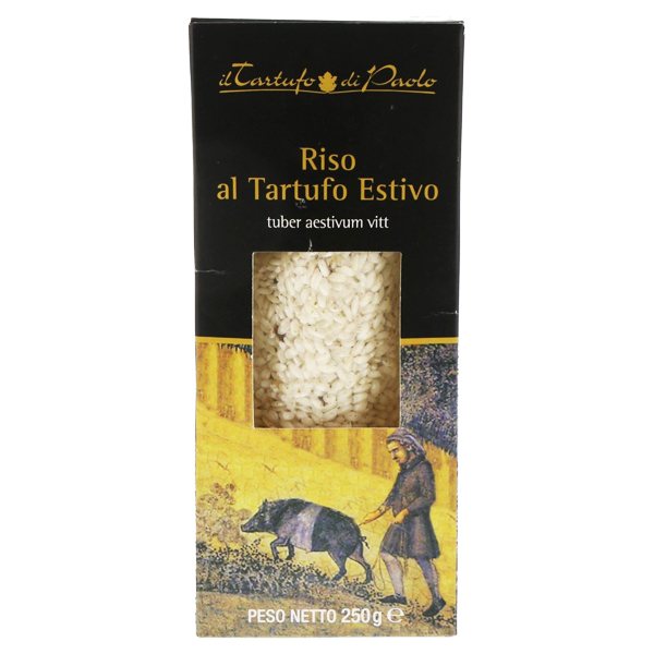 Il Tartufo di Paolo Riso al Tartufo Estivo - Truffelrijst Il Tartufo di Paolo Riso al Tartufo Estivo - Italiaanse Truffelrijst 250g