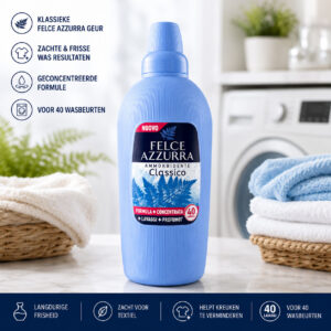 Felce Azzurra wasverzachter Classico geconcentreerd 2 liter fles 40 wasbeurten