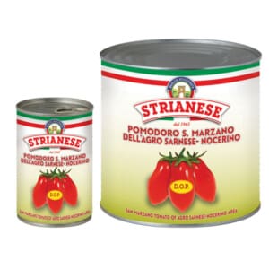 San Marzano Tomaten DOP 400g/2.5Kg - Echt Italiaans | STRIANESE 1 Strianese San Marzano Tomaten DOP in Blik 400g/2.5Kg