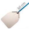 Rechthoekige PizzaSchep 30x30cm - 60cm lang | Gi.Metal 2 Gi.Metal Rechthoekige PizzaSchep 30x30cm - 60cm lang