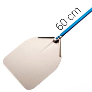 Gi.Metal Rechthoekige PizzaSchep 30x30cm - 60cm lang