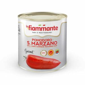 La Fiammante's San Marzano Tomaten D.O.P. - 400g blik en 2.5Kg blik met de smaak van Italië