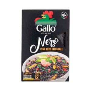 Riso Gallo Riso Nero Integrale – Italiaanse zwarte rijst.