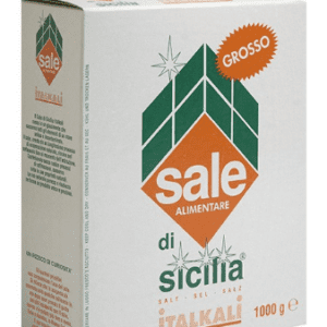 Gejodeerde Steenzout Grof uit Sicilië (Sale Grosso) 1Kg | ITALKALI 1 Italkali Gejodeerd Zeezout Grof uit Sicilië in 1Kg Verpakking