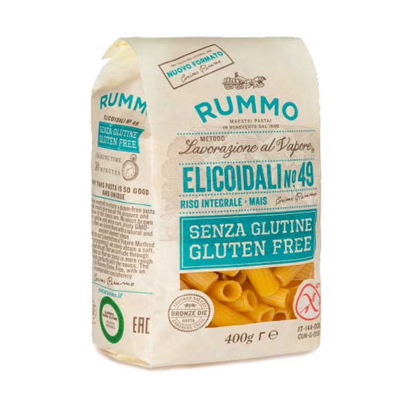 Rummo Elicoidali nr. 49 glutenvrij - Glutenvrije spiraalpasta Rummo Elicoidali nr. 49 glutenvrij - Heerlijke glutenvrije spiraalpasta