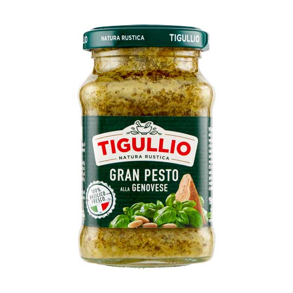 Tigullio Pesto Genovese - Proef de Traditie Tigullio Authentieke Pesto Genovese 190g