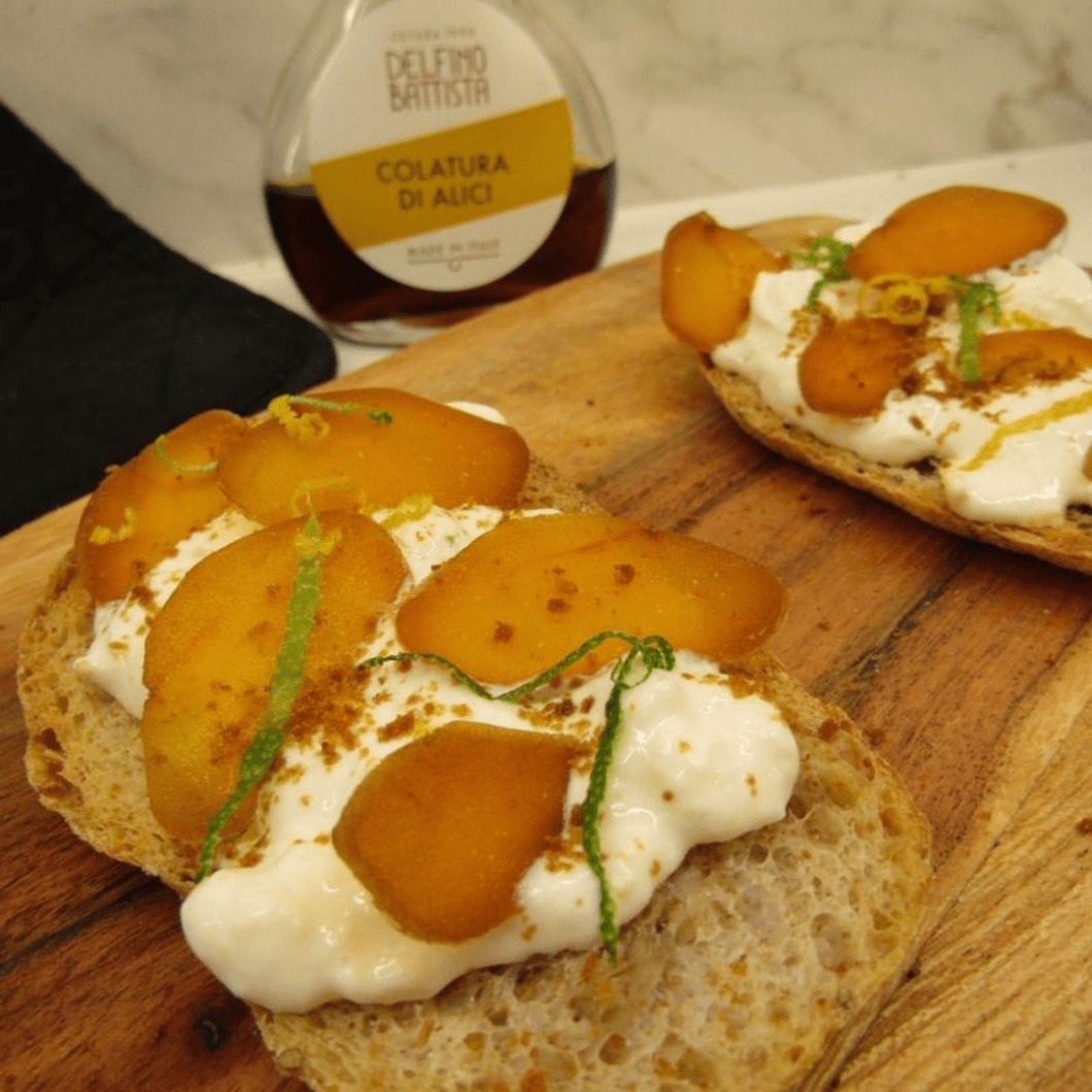 Bruschette met Bottarga 1 Bruschette met Bottarga