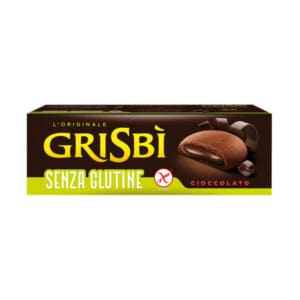 Grisbi glutenvrije chocoladekoekjes in verpakking