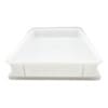 GENUS DEI Kleine deegkrat voor pizzadeeg (40x30x7cm) WIT