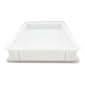 GENUS DEI Kleine deegkrat voor pizzadeeg (40x30x7cm) WIT