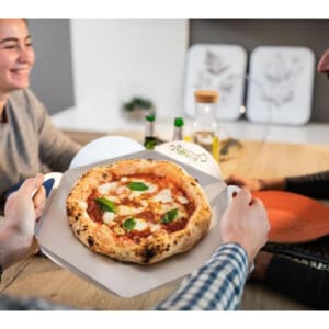 Gi.Metal pizzaset met pizzaschep, serveertray en pizzasnijder voor thuisgebruik