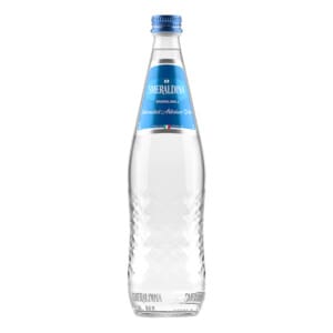 Smeraldina bruisend mineraalwater 75cl uit Sardinië in glas