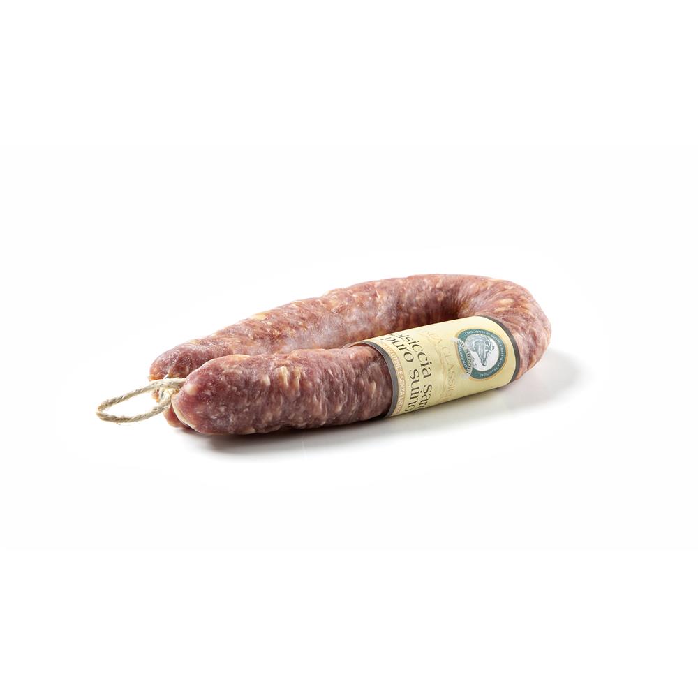 Salsiccia Sarda Puro Suino – Su Sirboni Sardijnse gerookte salsiccia van puur varkensvlees van Su Sirboni