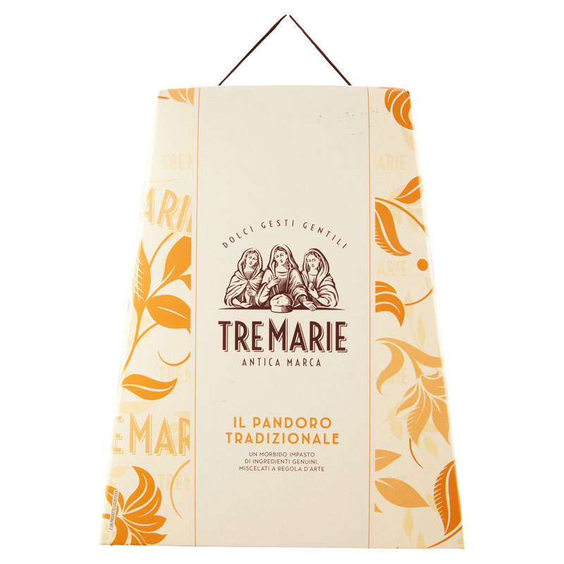 Le Tre Marie Pandoro Tradizionale – Authentiek Italiaans kerstgebak Italiaanse pandoro tradizionale van Le Tre Marie – klassiek kerstbrood uit Milaan