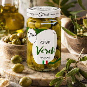 Groene olijven van CITRES, Italiaanse Cerignola olijven in pot 290g