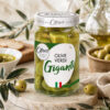 Groene olijven pot van CITRES met grote groene olijven, Cerignola olijven voor de borrel